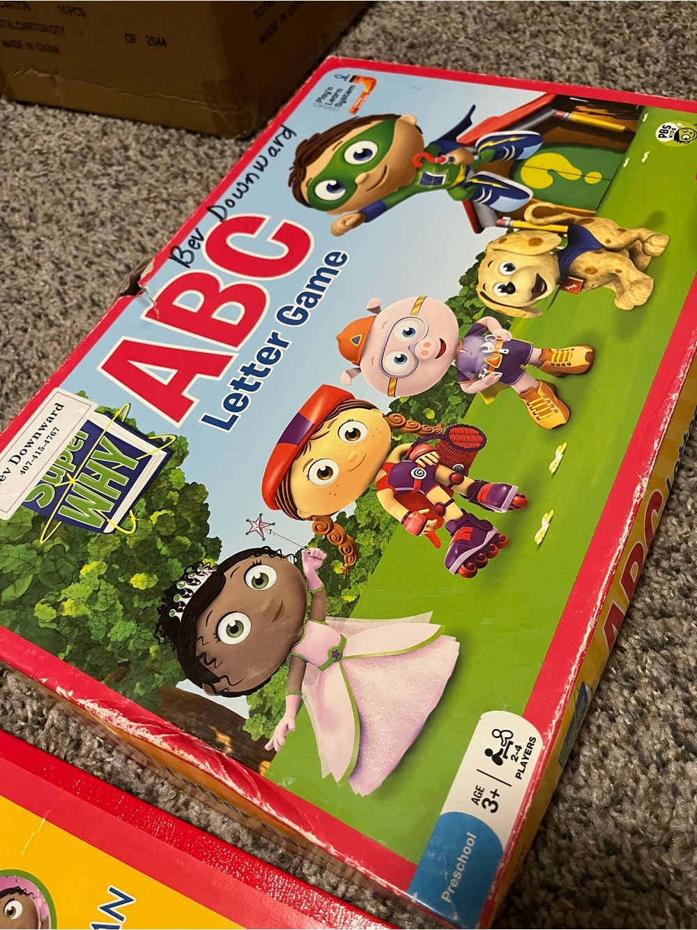ABC Letter Game Kids Learning Game - Red & Green